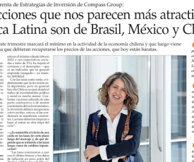 Las acciones que nos parecen más atractivas en América Latina son de Brasil, México y Chile