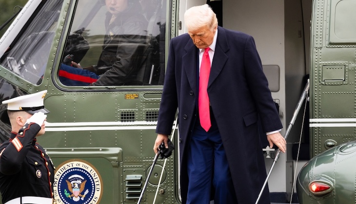 Trump landing